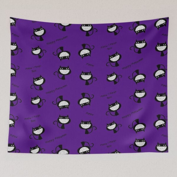 Item preview, Black Cats, Happy Meoween designed and sold by NomadMessenger.