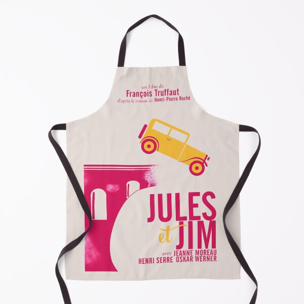 Item preview, Jules et Jim, minimalist movie poster for François Truffaut film with Jeanne Moreau (french new wave cinema) designed and sold by Spallutos.