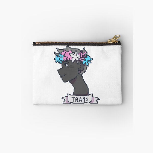 Item preview, Pixel flower crown pride: Trans designed and sold by Hyacinth-dragon.