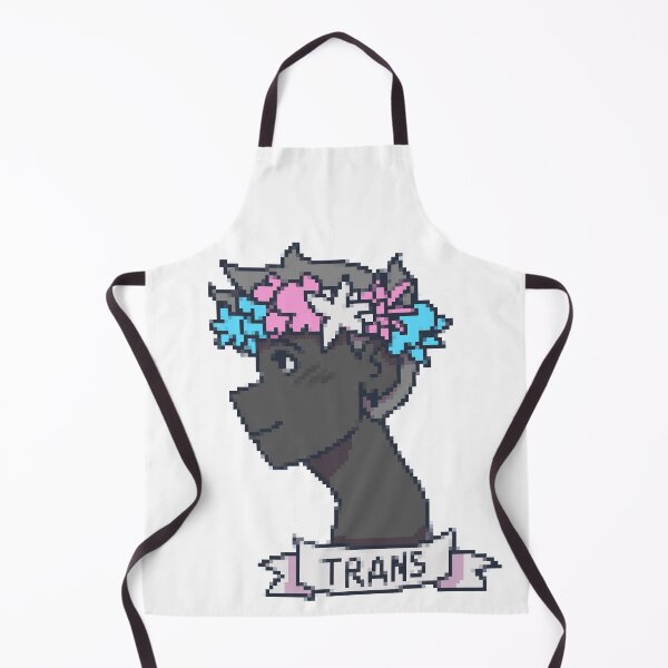 Item preview, Pixel flower crown pride: Trans designed and sold by Hyacinth-dragon.