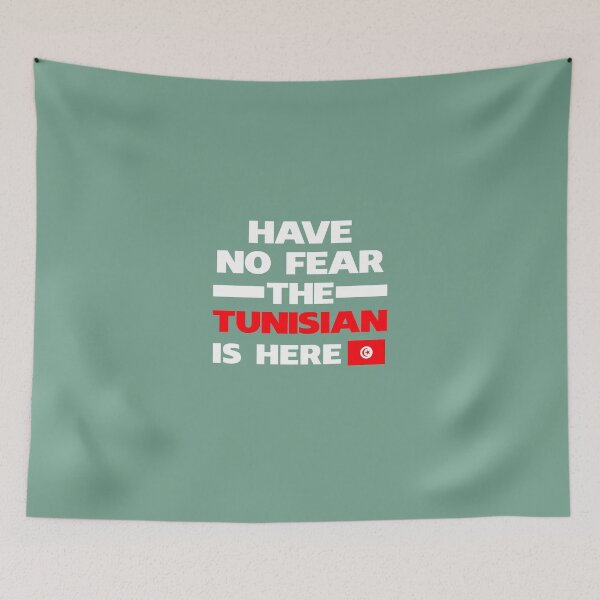 Item preview, No Fear Tunisian Is Here Tunisia Pride designed and sold by AlwaysAwesome.