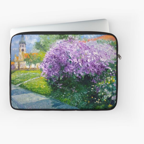 Prague Spring Loreta Lilacs Laptop Sleeve