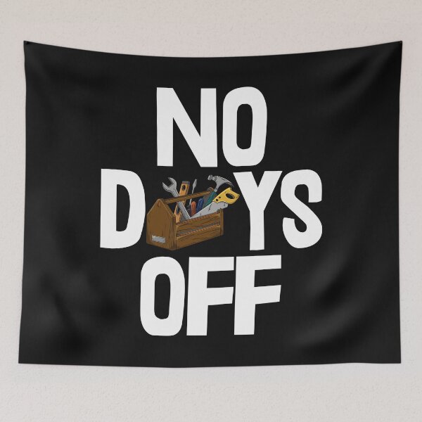 Item preview, No Days Off  designed and sold by Bendthetrend.