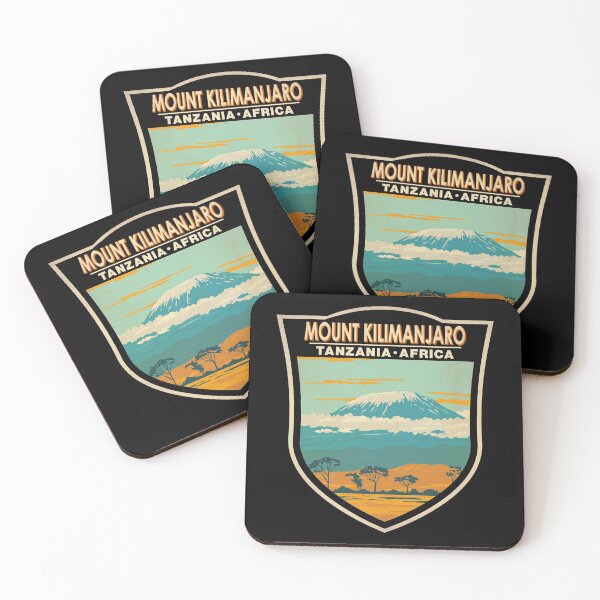 Item preview, Mount Kilimanjaro Tanzania Africa Badge designed and sold by KrisSidDesigns.