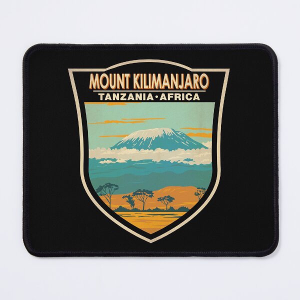 Item preview, Mount Kilimanjaro Tanzania Africa Badge designed and sold by KrisSidDesigns.