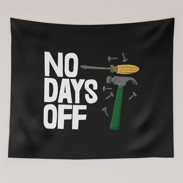 Item preview, No Days Off  designed and sold by Bendthetrend.