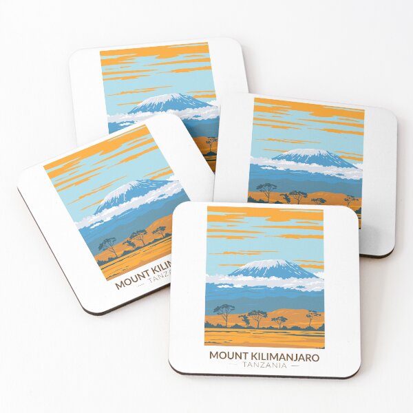 Item preview, Mount Kilimanjaro Tanzania Africa Vintage designed and sold by KrisSidDesigns.