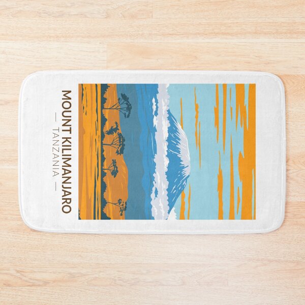 Item preview, Mount Kilimanjaro Tanzania Africa Vintage designed and sold by KrisSidDesigns.
