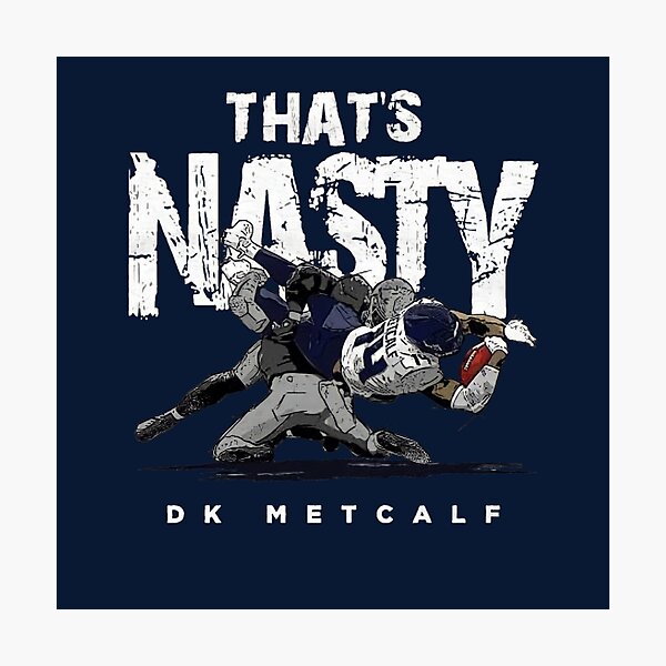 Dk Metcalf Number 14 metcalf receive the ball Photographic Print for Sale  by HelenaHalvorson