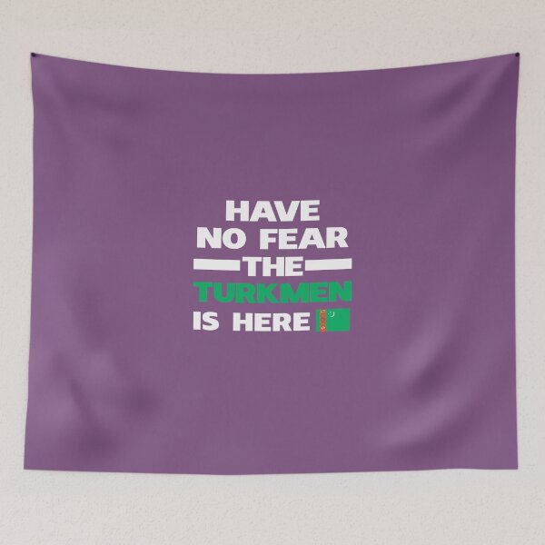 Item preview, No Fear Turkmen Here Turkmenistan Pride designed and sold by AlwaysAwesome.