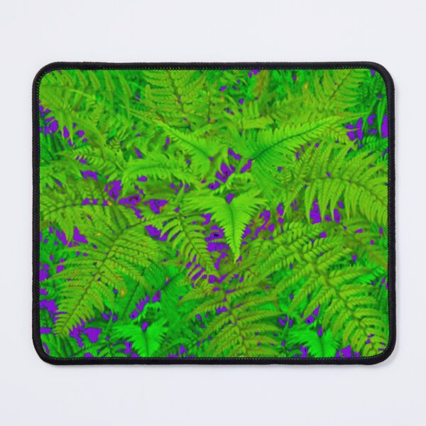 Item preview, GREEN FERNS ABSTRACT PLUM COLOR ACCENTS designed and sold by sharlesart.