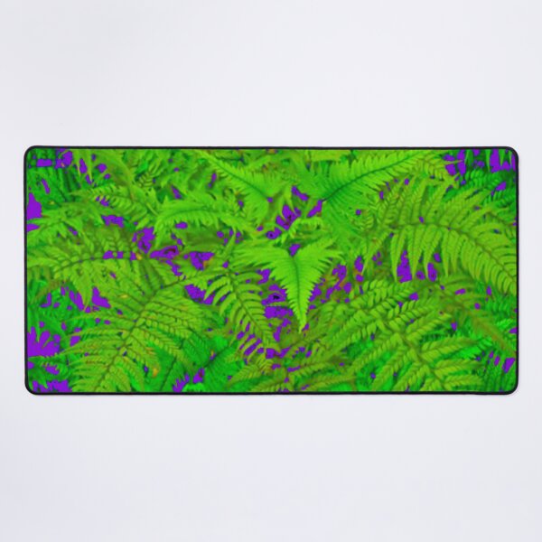 Item preview, GREEN FERNS ABSTRACT PLUM COLOR ACCENTS designed and sold by sharlesart.