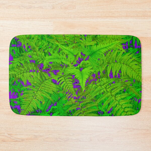 Item preview, GREEN FERNS ABSTRACT PLUM COLOR ACCENTS designed and sold by sharlesart.