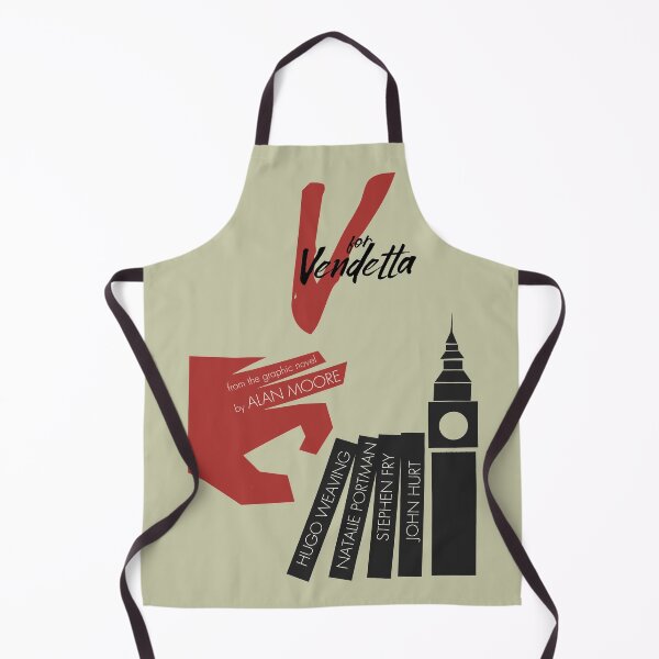 Item preview, V for vendetta, minimal movie poster, with Natalie Portman, Stephen Fry, film based on the graphic novel by Alan Moore on Guy Fawkes designed and sold by Spallutos.