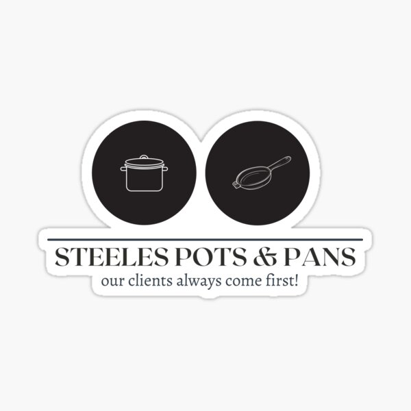 Steeles Pots and Pans Mein Vater hat einen Porno geschrieben Sticker