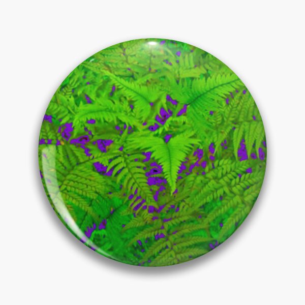 Item preview, GREEN FERNS ABSTRACT PLUM COLOR ACCENTS designed and sold by sharlesart.