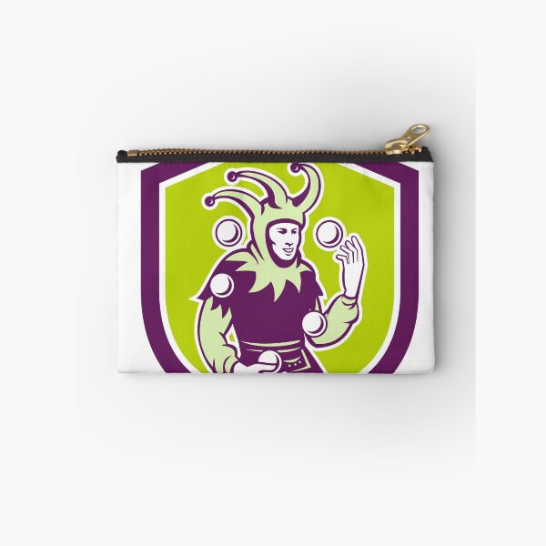 Item preview, Jester Juggling Ball Shield Retro designed and sold by patrimonio.