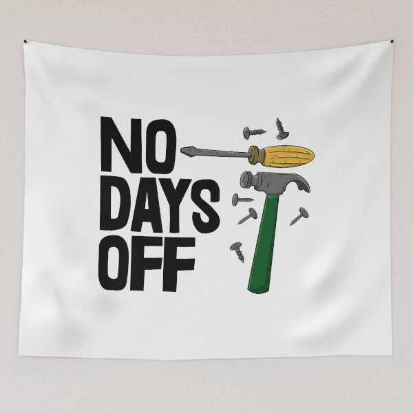 Item preview, No Days Off  designed and sold by Bendthetrend.