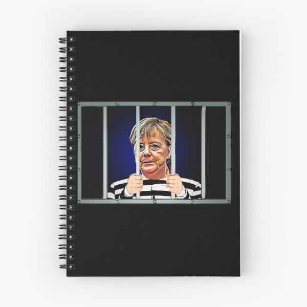 Item preview, Angela Merkel &x27;behind bars!&x27; Satire  Humor  resistance  | Perfect Gift designed and sold by coraobpat.