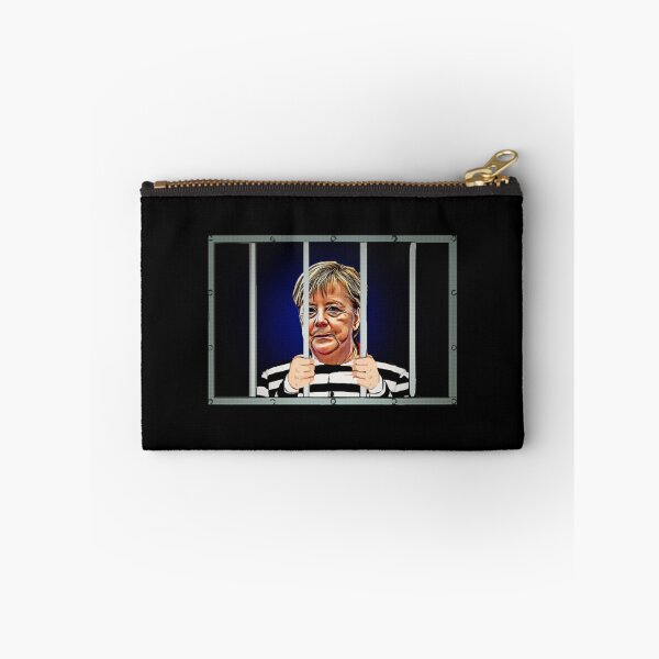 Item preview, Angela Merkel &x27;behind bars!&x27; Satire  Humor  resistance  | Perfect Gift designed and sold by coraobpat.