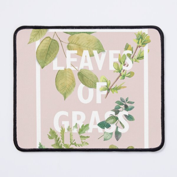 Item preview, Leaves of Grass, Walt Whitman, book cover illustration, american poetry collection, minimalist flowers fine art designed and sold by Spallutos.