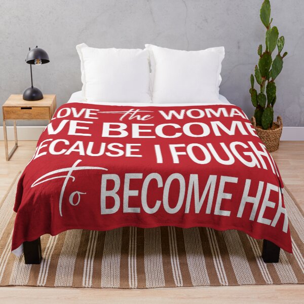 Item preview, I Love the woman i've become because I Fought to become her designed and sold by BOSHIRT.