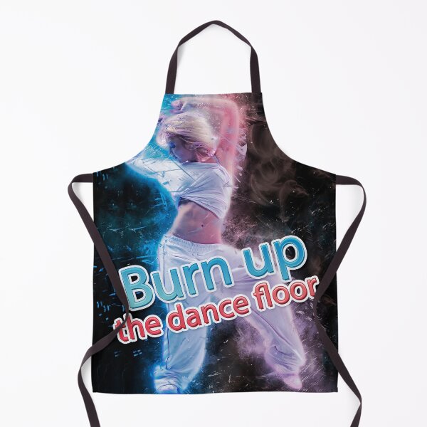 Artikelvorschau, Burn up the Dance Floor - girld dance white cyan red entworfen und verkauft von NTxPhotography.