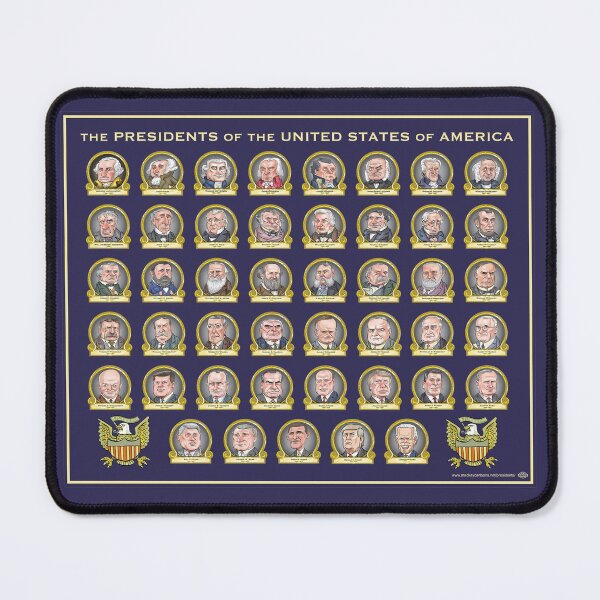 Presidents of the United States of America (Design Two) Mouse Pad