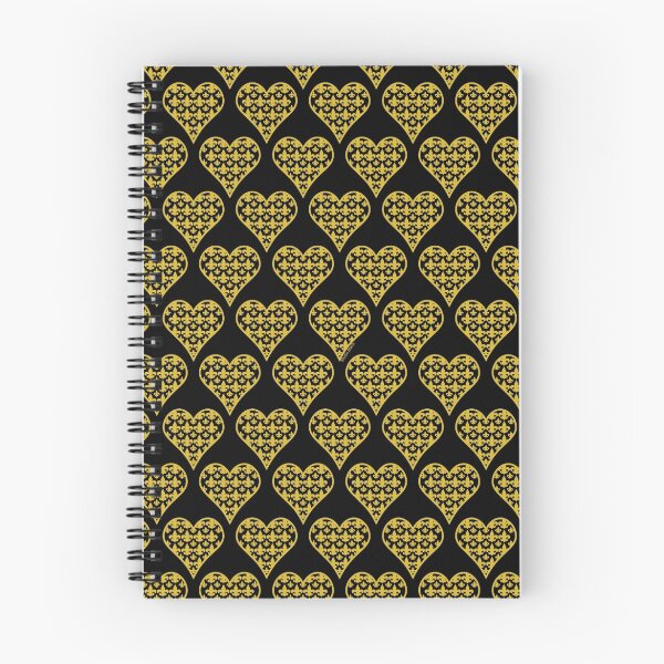 Item preview, Black & Gold Fleur de Lis Hearts Pattern designed and sold by StudioBlack.