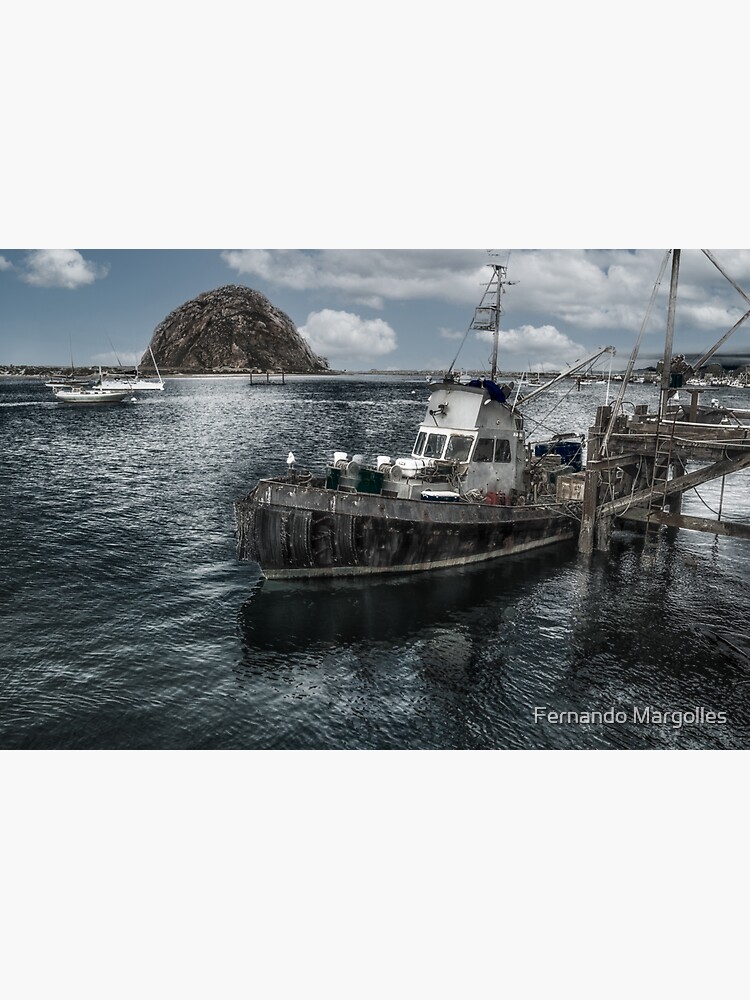 "Morro Bay Fishing Boat" Sticker for Sale by Studio17a2021 Redbubble