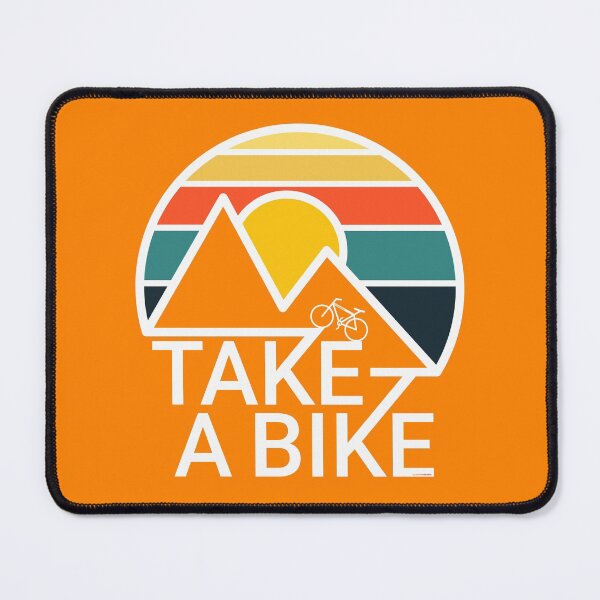 Item preview, Take a Bike or Take a Hike, the Mountains for The Real Adventure designed and sold by etoide.