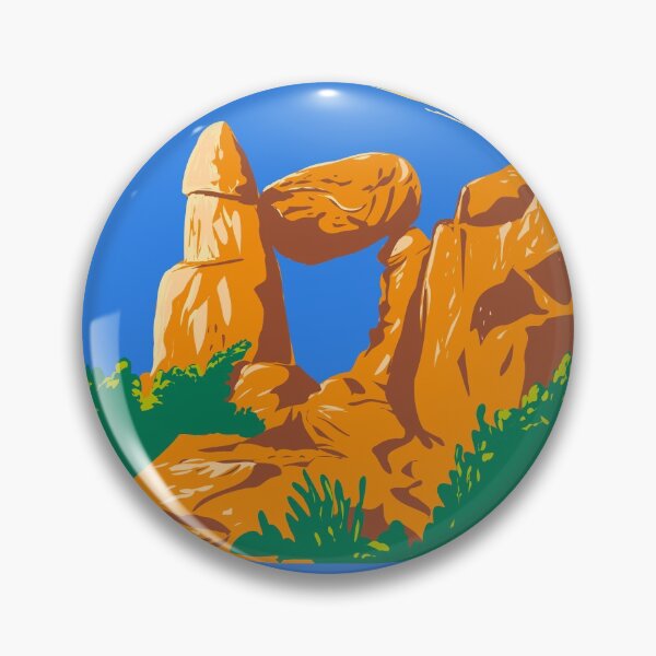 Item preview, Big Bend National Park Balanced Rock Vintage designed and sold by KrisSidDesigns.