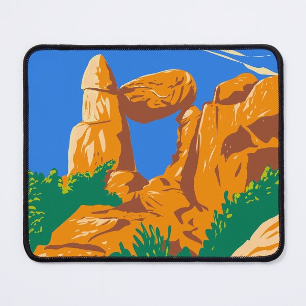 Item preview, Big Bend National Park Balanced Rock Vintage designed and sold by KrisSidDesigns.