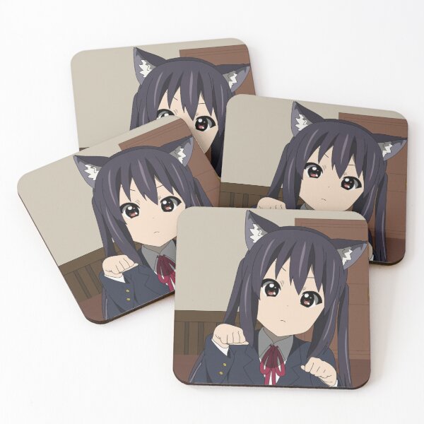 Item preview, Azusa Nakano with cat ears designed and sold by Cartoon-Crazy.