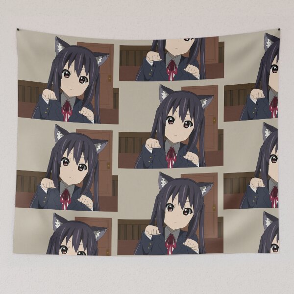 Item preview, Azusa Nakano with cat ears designed and sold by Cartoon-Crazy.