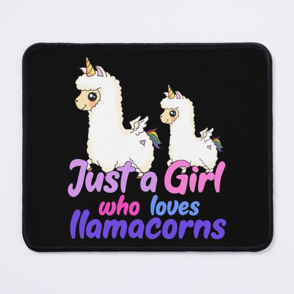 Item preview, Just A Girl Who Loves llamacorns Gift print designed and sold by theodoros20.