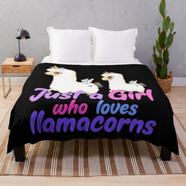 Item preview, Just A Girl Who Loves llamacorns Gift print designed and sold by theodoros20.