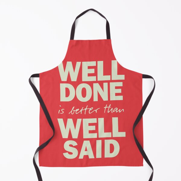 Item preview, Well done is better than well said, inspirational quote by Benjamin Franklin for motivation, working hard and never giving up designed and sold by Spallutos.