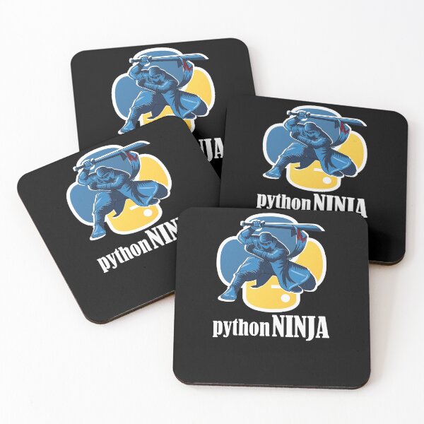 Item preview, Yellow Blue Python Hacker Ninja for Programmers Hackers designed and sold by Cedinho.