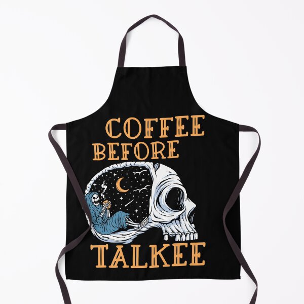 Item preview, Coffee before talkee skull- funny coffee day designed and sold by Designs Of all kinds.