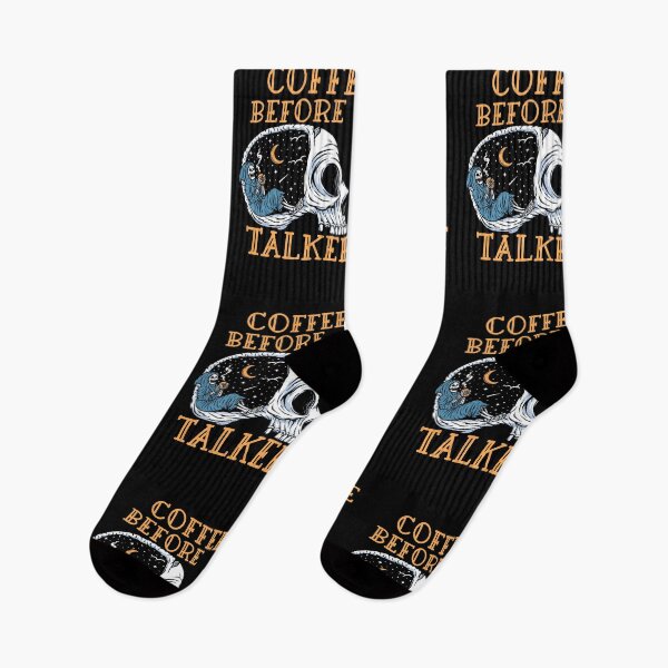 Item preview, Coffee before talkee skull- funny coffee day designed and sold by Designs Of all kinds.