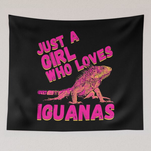 Item preview, Just A Girl Who Loves Iguanas Gift design designed and sold by theodoros20.