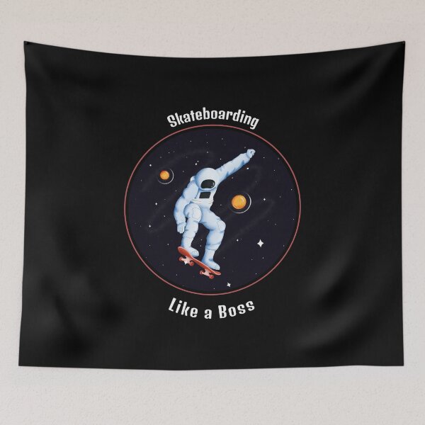 Item preview, Cool Skateboarding like a boss, Skateboarder Space  designed and sold by SquidGamer.