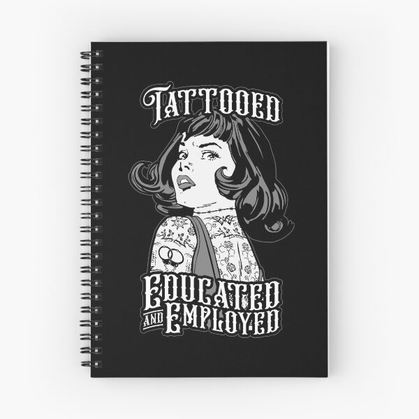 Item preview, Tattooed Educated And Employed Vintage Tattoo Pop Art Girl designed and sold by GrandeDuc.