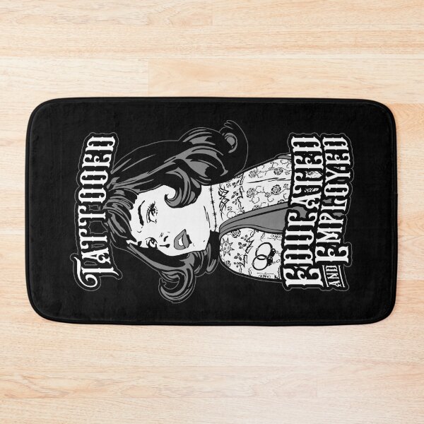 Item preview, Tattooed Educated And Employed Vintage Tattoo Pop Art Girl designed and sold by GrandeDuc.