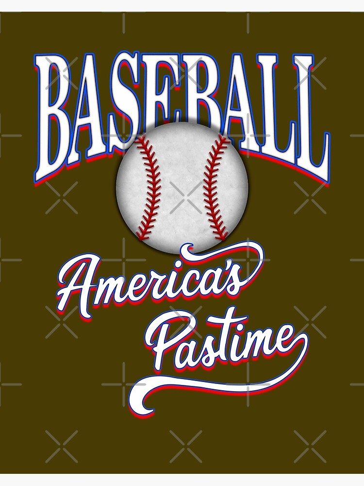 America's Game Original Baseball American Flag Artwork – The Baseball  Seams Company