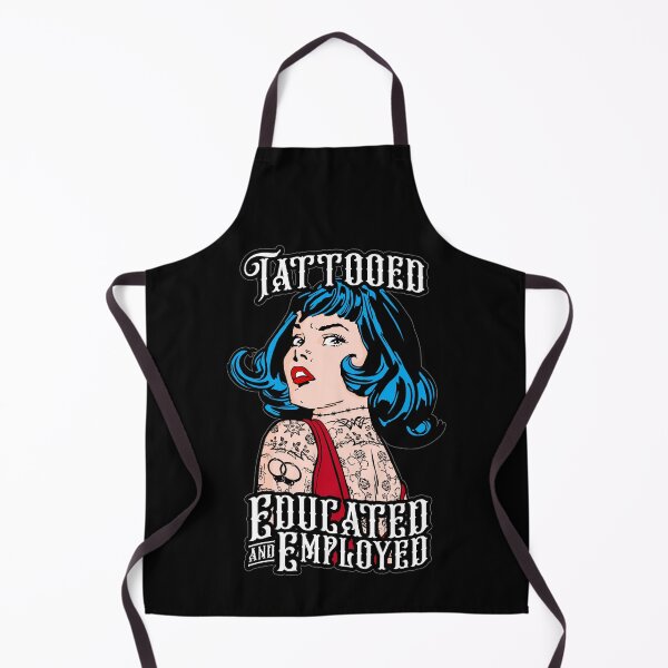 Item preview, Tattooed Educated And Employed Vintage Tattoo Pop Art Girl designed and sold by GrandeDuc.