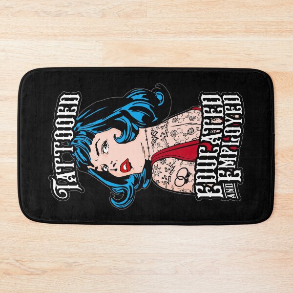 Item preview, Tattooed Educated And Employed Vintage Tattoo Pop Art Girl designed and sold by GrandeDuc.