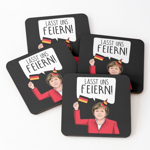Item preview, Angela Merkel Let&x27;s Celebrate Lasst Uns Feiern  | Perfect Gift designed and sold by coraobpat.