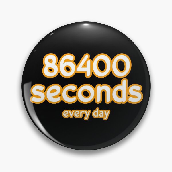 Item preview, 86400 Seconds Every Day Motivation designed and sold by Galaxy-Corner.